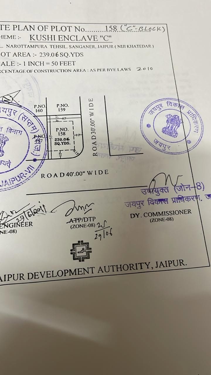 JDA Approved Residential Corner Plot in Mansarovar-Mansarovar-Jaipur